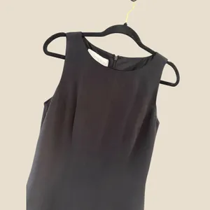 Hugo Buscati Collection Womens Black‎ 100% Silk Sleeveless Sheath Dress Size 10 thumbnail 2