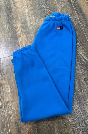 Aviator Nation Logo Sweatpants adventure blue thumbnail 1
