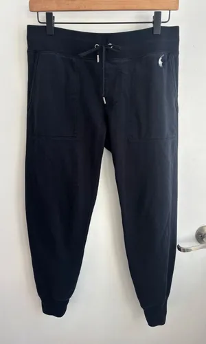 Polo Ralph Lauren Fleece Jogger‎ Sweatpants Small athleisure layered Comfort thumbnail 1