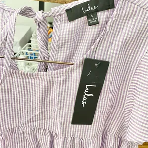 LULUS PERFECT PICNIC Gingham Tiered dress thumbnail 8