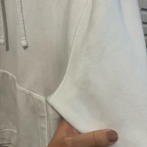 Nike Sportswear White Hoodie Sweatshirt thumbnail 7