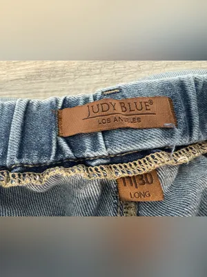 Judy Blue Featherweight Baggy Jeans High Elastic Waist Hemp Blend Wide Leg 11 thumbnail 10