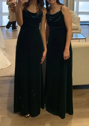 Birdy Grey Emerald Green Bridesmaid Dress thumbnail 4
