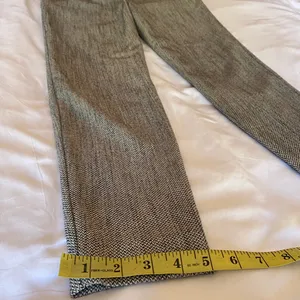 H&M Stylish Gray Herringbone Pants size 2 thumbnail 6