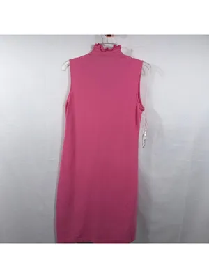 Lilly Pulitzer Pink Ruffle Front Sleeveless Pima Cotton Dress Women’s Small thumbnail 8