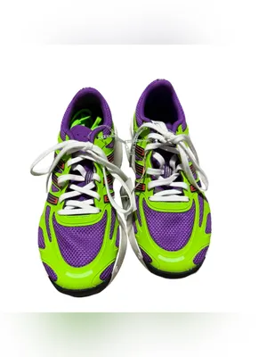 adidas Adizero Aruku Lace Up Women's 7.5 Green Purple Sneakers Athletic JP556 NW thumbnail 6