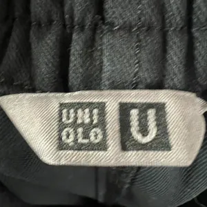 Uniqlo Wide Leg‎ Twill Pants Women's Minimalist Quiet Luxury Black XS thumbnail 4