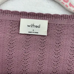 Wilfred Dusty Pink Long Sleeve Ribbed Top A553 thumbnail 3