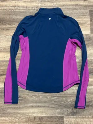 Lululemon Throwback Shape Jacket Mineral Blue Vivid Plum Women’s 12 thumbnail 3