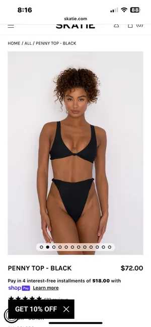 Skatie Penny Swim Top thumbnail 2