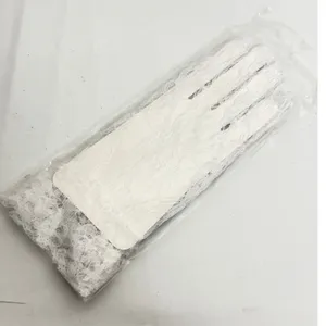 White Lace‎ Gloves Sz OS Floral Sheer Ruffle Bridal Wedding Formal thumbnail 1