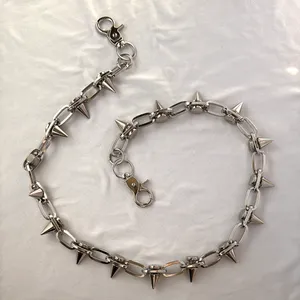 Spiked Pants Chain for Men Women,Jeans Chain,Keys Chain,Biker Wallet Chain,Streetwear Punk Hip Hop Unisex Style thumbnail 6