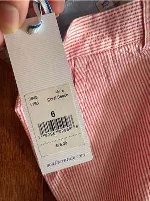 Southern Tide Seersucker Women’s Bermuda Shorts NWT Size 6 M thumbnail 5