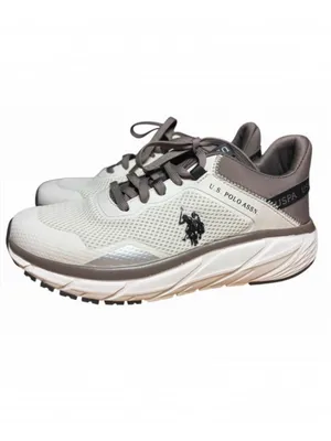 Women's U.S. Polo Assn. Sneakers White and Grey thumbnail 2