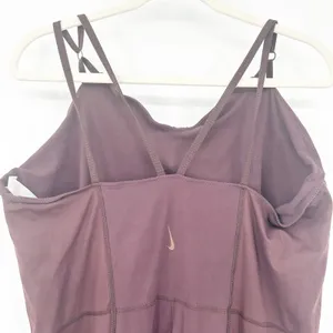 Nike Womens Yoga Luxe Dri-FIT Corset Balletcore Bodysuit Jumpsuit Size XXL Brown thumbnail 8
