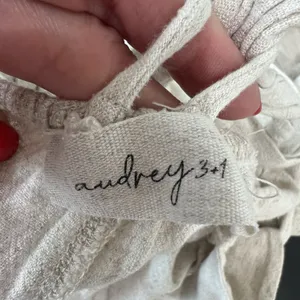 Audrey 3+1 S Small Jumpsuit Bibbed Overall Linen Cropped Sleeveless Boho Coastal thumbnail 6