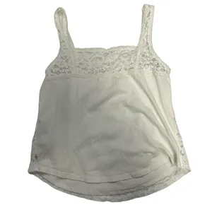 Hollister Y2K Women's White Lace Tank Top Size Small thumbnail 2