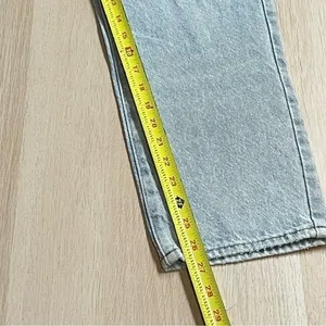 PacSun Light Wash High Rise Straight Button Fly Jeans 27‎ Cotton Casual Academic thumbnail 8
