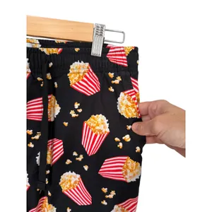 Old Navy Popcorn Print Pajama Pants Women's Medium Black Lounge Sleep Pants thumbnail 2