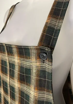 SO Juniors' ® Button Strap Plaid Pinafore Dress thumbnail 4