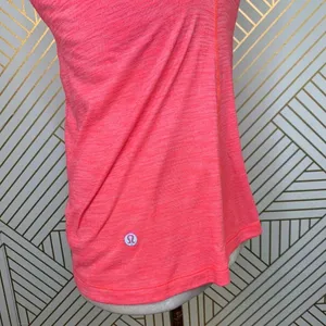 Lululemon Run For Gold Tank Heather Electric Coral‎ thumbnail 5