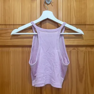 American Eagle Size Large Light Purple/Pink Crop Tank Top. thumbnail 5