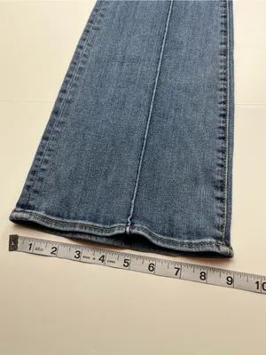 Driftwood Rosie Womens Blue Flare Denim Jeans Size‎ 27 Boho Bohemian Pockets thumbnail 9
