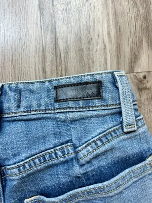 Abercrombie & Fitch Zoe Natural Rise Straight Leg Patchwork Ankle Jeans Size 26 thumbnail 10