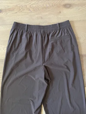 Old Navy SleekTech High Rise Wide Leg Pants Brown Size Medium Tall thumbnail 16