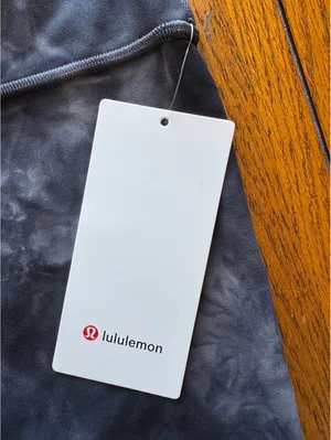 Lululemon Align High Rise 28” Diamond Dye Pitch Grey Graphite Grey Size 12 NWT thumbnail 5