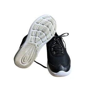 Nike Size 7 Womens Air Max Lace Up Running Shoes Black/White thumbnail 7