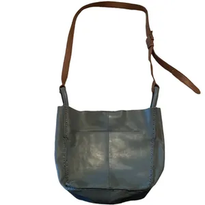 Gray Leather shoulder bag Gray thumbnail 2