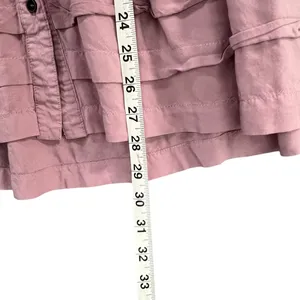Entro Tunic Tank‎ Top Womens S Pink Sleeveless Button Down Tiered Soft Babydoll thumbnail 9