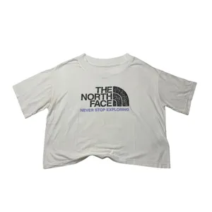 The North Face White Half Dome Cropped Boxy Tee Women’s Small thumbnail 4
