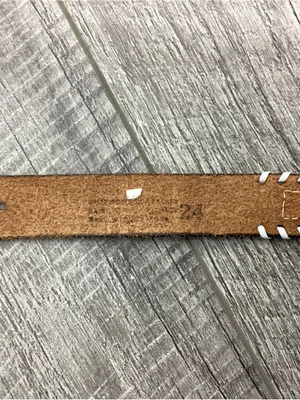 Native Southwestern Hand Seed Leather Belt thumbnail 11