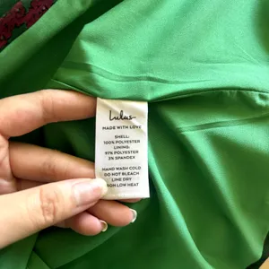 Lulu's Floral Satin Cocktail Mini Dress NWT Size S thumbnail 4