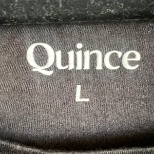 Quince Womens XL Black Cotton Modal V-Neck Short Sleeve T-Shirt‎ Staple thumbnail 3