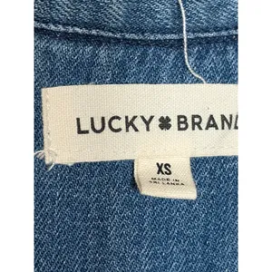 Lucky Brand Dolman Popover Denim Shirt Dress XS thumbnail 5