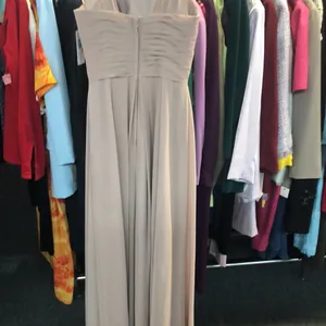 Azazie sz A4 tan long formal dress thumbnail 4