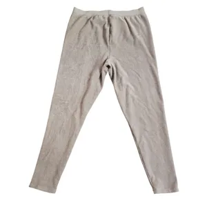 SKIMS Terry Cotton Blend Cozy‎ Knit Leggings Lounge Pants Beige Size 2XL thumbnail 3