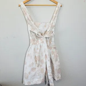 Free People Meet Me In Maui Printed Mini Dress NWT‎ Size Large thumbnail 6