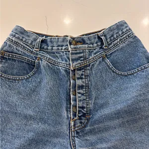 lawman's Vtg 90s Jeans Western Women's High Rise Blue Full Button Fly. thumbnail 3