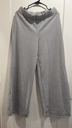 Maeve by Anthropologie Pants Women’s Checkered The Colette‎ Wide Leg Size M thumbnail 1