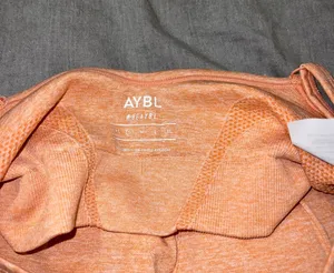 AYBL Motion Seamless Sports Bra Orange thumbnail 3