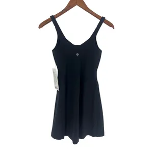Lululemon‎ Align Dress Updated Sleek Liner Black NWT Size 2 thumbnail 7