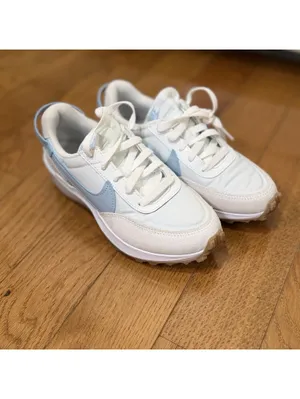 Size 5 US Women’s Nike Waffle Debut 'White Mint Foam Light Blue thumbnail 7
