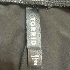 Torrid Faux Leather Leggings, Size 2 thumbnail 4