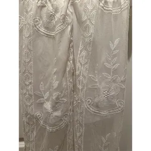 Eleter White Lace V-Neck Maxi Romper Dress Women's Boho Party Outfit Small thumbnail 7