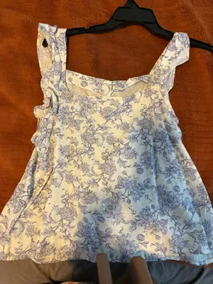 Babydoll Top Blue thumbnail 1