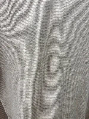 Everlane 100% organic cotton long sleeve turtleneck top waffle knit thermal thumbnail 4